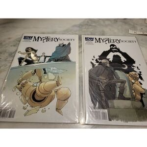 Mystery Society #3 &‎ #4, IDW Publishing 2010, Fiona Staples, Niles, Wood,